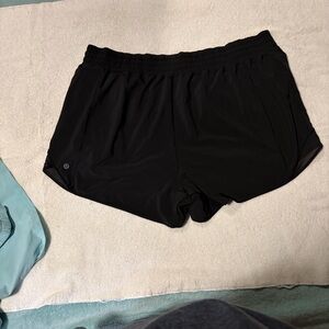 lululemon 4” Black Athletic Shorts
